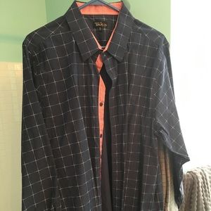 Blue Galaxy Button Down